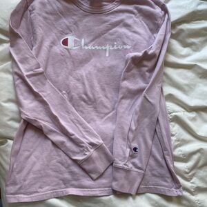 Champion Pink Long Sleeve Shirt